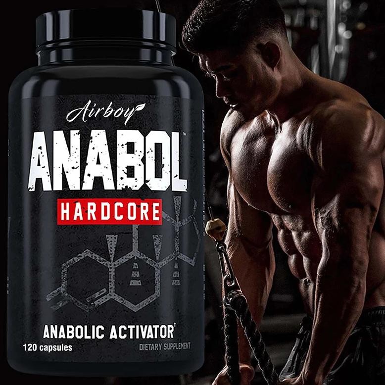 Anabol Hardcore Supplement - Muscle Growth, Improved Endurance, Stress And Mood Relief, And Overall 