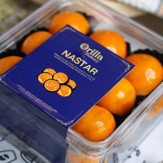 

Produk Baru!! Nastar Glowing Jumbo Premium Full Wisman selai nanas homemade tanpa pengawet Orilla Bakery