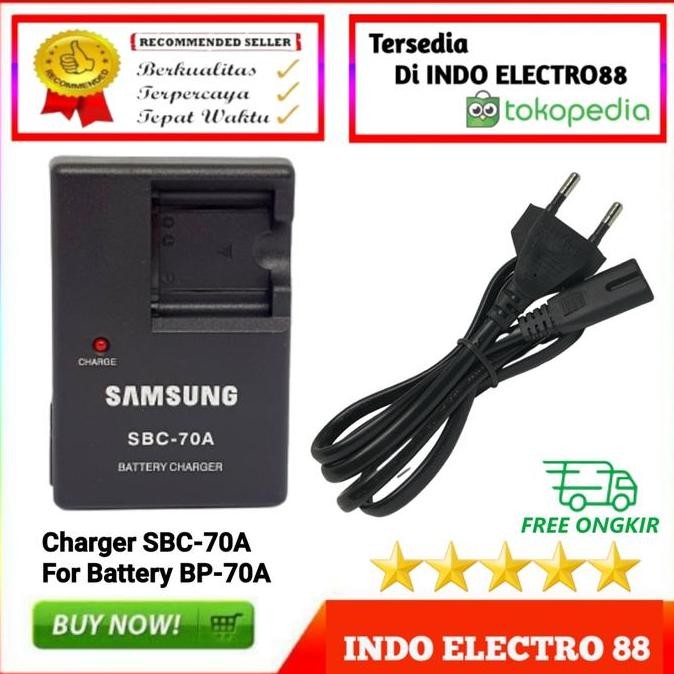 charger samsung sbc-70a for battery bp70a ori -