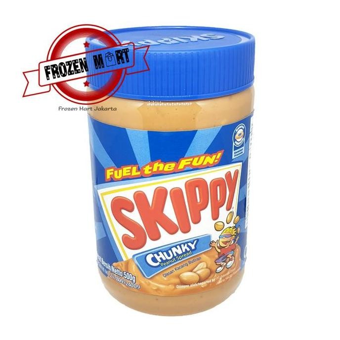 

Produk Baru!! SKIPPY Chunky Peanut Butter / Selai Kacang (Kasar) HALAL 500 Gr