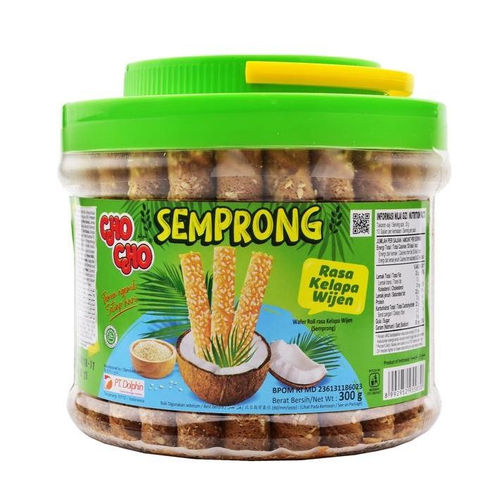 

Terlaris Biskuit Semprong Cho Cho 300 Gr Rasa Kelapa Wijen Toples Cho Cho