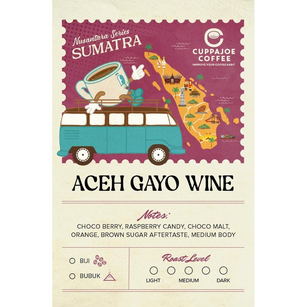 

KOPI ARABIKA ACEH GAYO WINE 250 GRAM (BIJI/BUBUK) TERMURAH