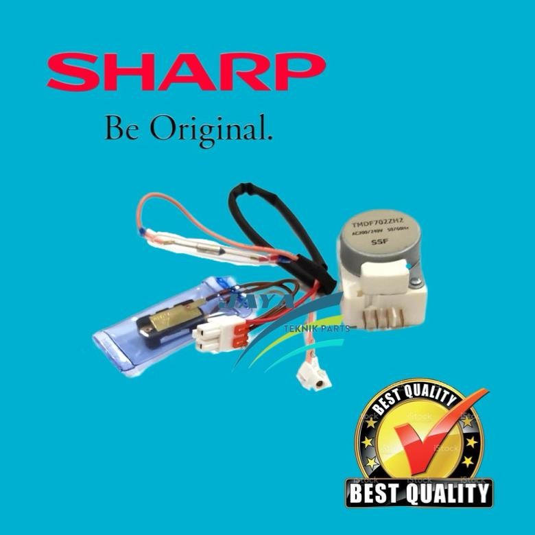 HJK Timer Defrost Bimetal fuse kulkas Sharp 2 pintu 1 Set / Timer Kulkas Sharp 2 Pintu