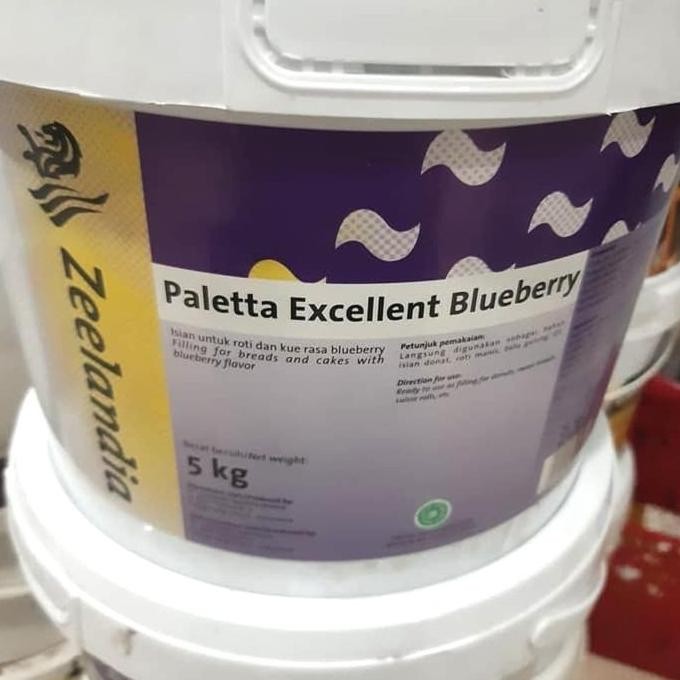 

Produk Baru!! PALETTA Selai Isian Blueberry Bluebery Filling Jam Paletta 1 kg Repack