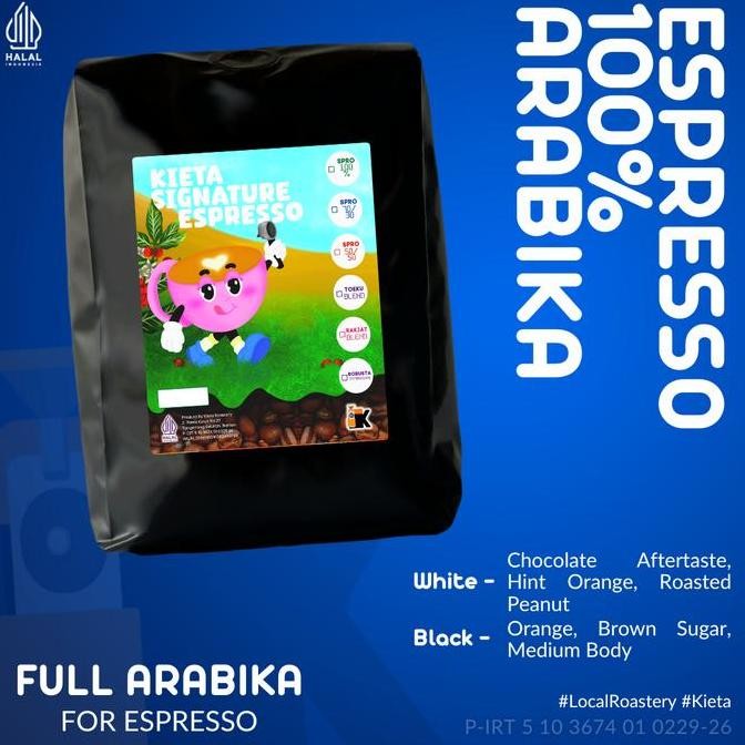 

BIJI KOPI 1KG ESPRESSO BLEND ARABIKA 100% TERMURAH