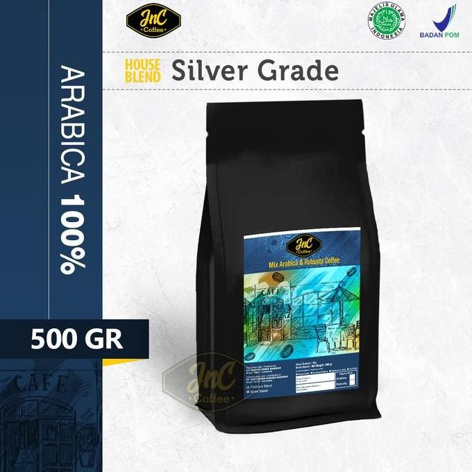 

JNC HOUSE BLEND SILVER 100% BIJI KOPI ARABIKA 500 GR TERMURAH