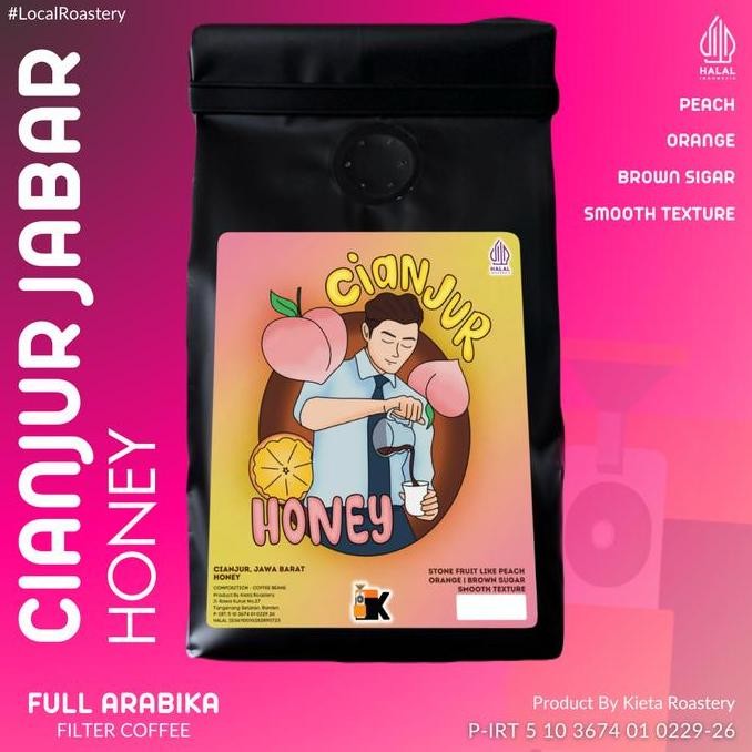 

BIJI KOPI ARABIKA CIANJUR HONEY JAWA BARAT | ROASTED BEANS BUBUK TERMURAH