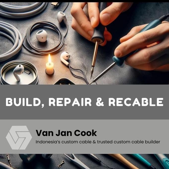 Recable Build Kabel Earphone , Iem , Headphone MMCX 2PIN