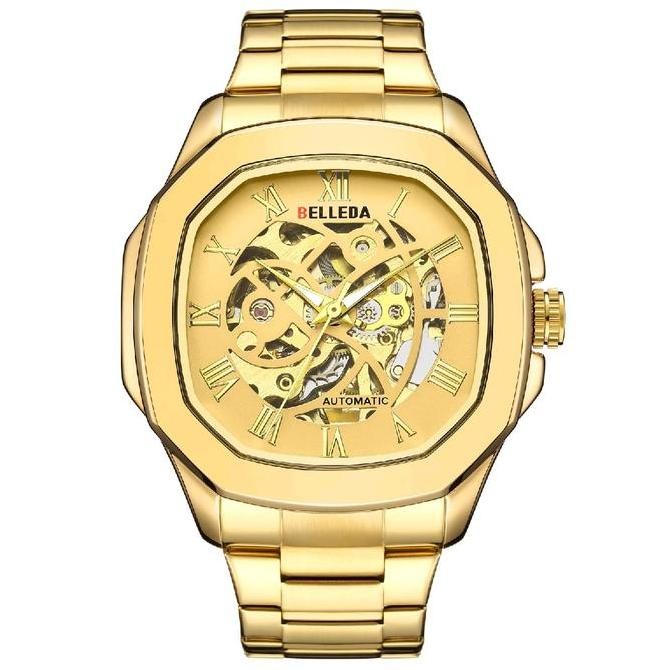 Murah Eksklusif Live Buy 1 Get 1 Belleda 9484 Rantai Jam Tangan Pria Tahan Air Anti Gores Mewah Rant