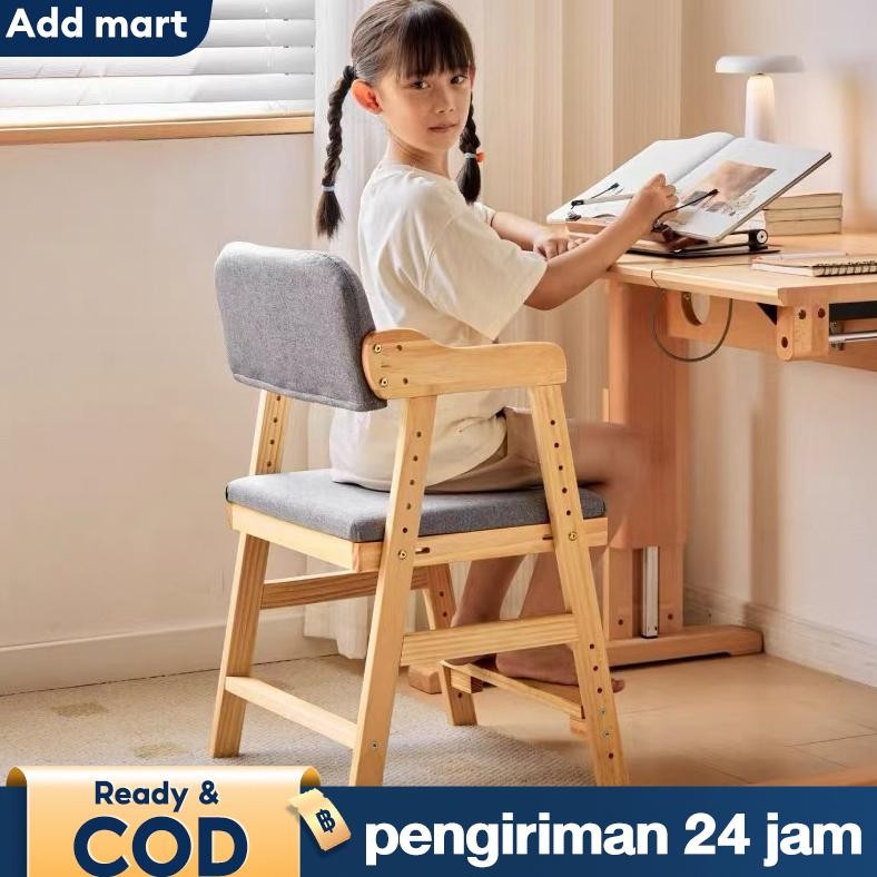 Kursi Belajar Anak Dapat Diangkat Dan Disesuaikan Kursi Belakang Kayu Solid Kursi Meja Tulis Koreksi
