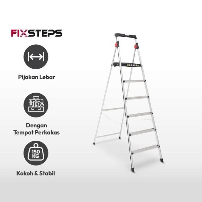 Fixstep Tangga Lipat Aluminium Amerika Type