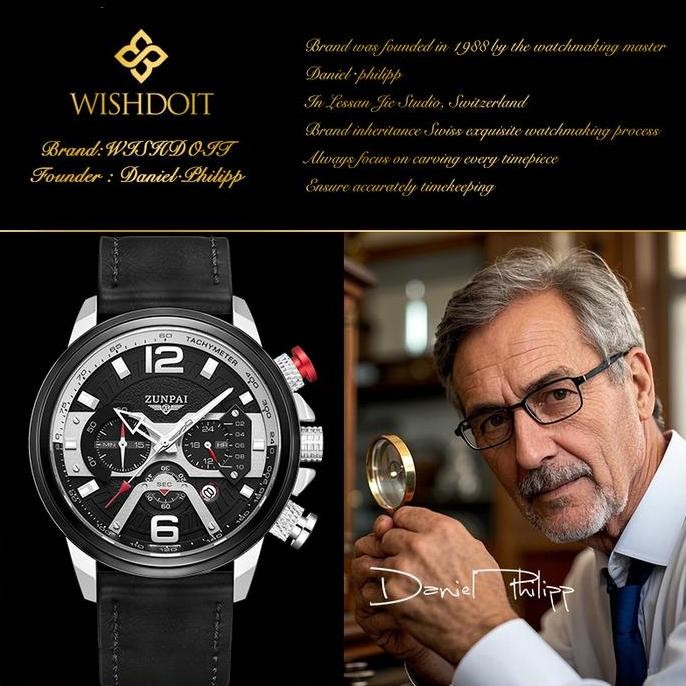 Grosir Wishdoit&Zunpai Jam Tangan Pria Anti Air Cowok Kulit Pria Watches Original Waterproof Leather