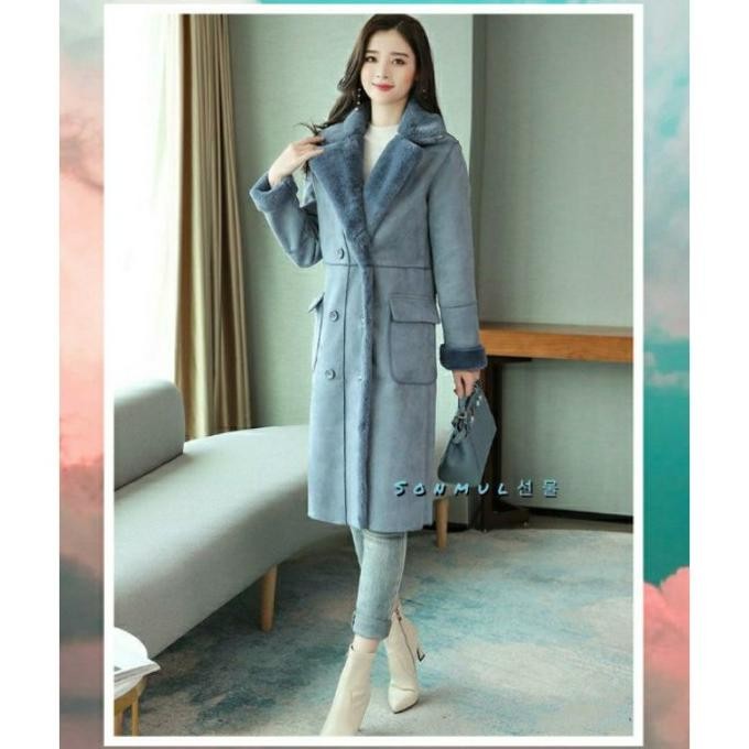Woman Winter Coat Premium Suede Vivi Jaket Wanita Musim Dingin Terbaru