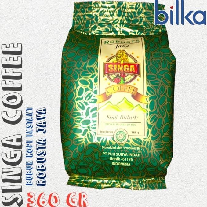 

KOPI BUBUK CAP SINGA ROBUSTA JAVA 360 GRAM