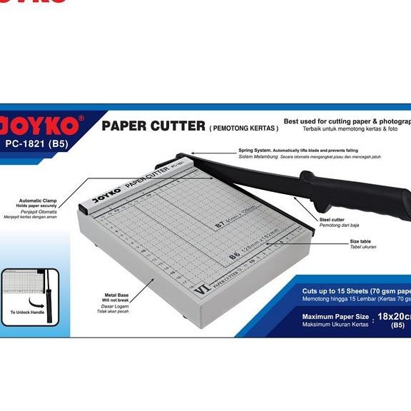 

Pemotong Erta Joyo Pc1821 R Cutter B5 Pc1821