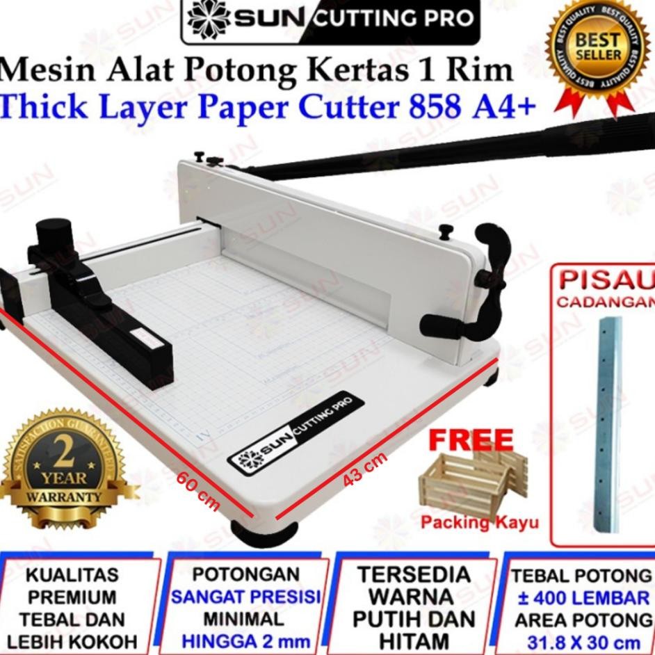 

Alat Pemotong Erta 1 Rim A4 Mein Thi Layer R Cutter A4 858 Alat Potong Erta R Cutter Hv Tier Art R Undangan Buu Brour U A6 A5 A4