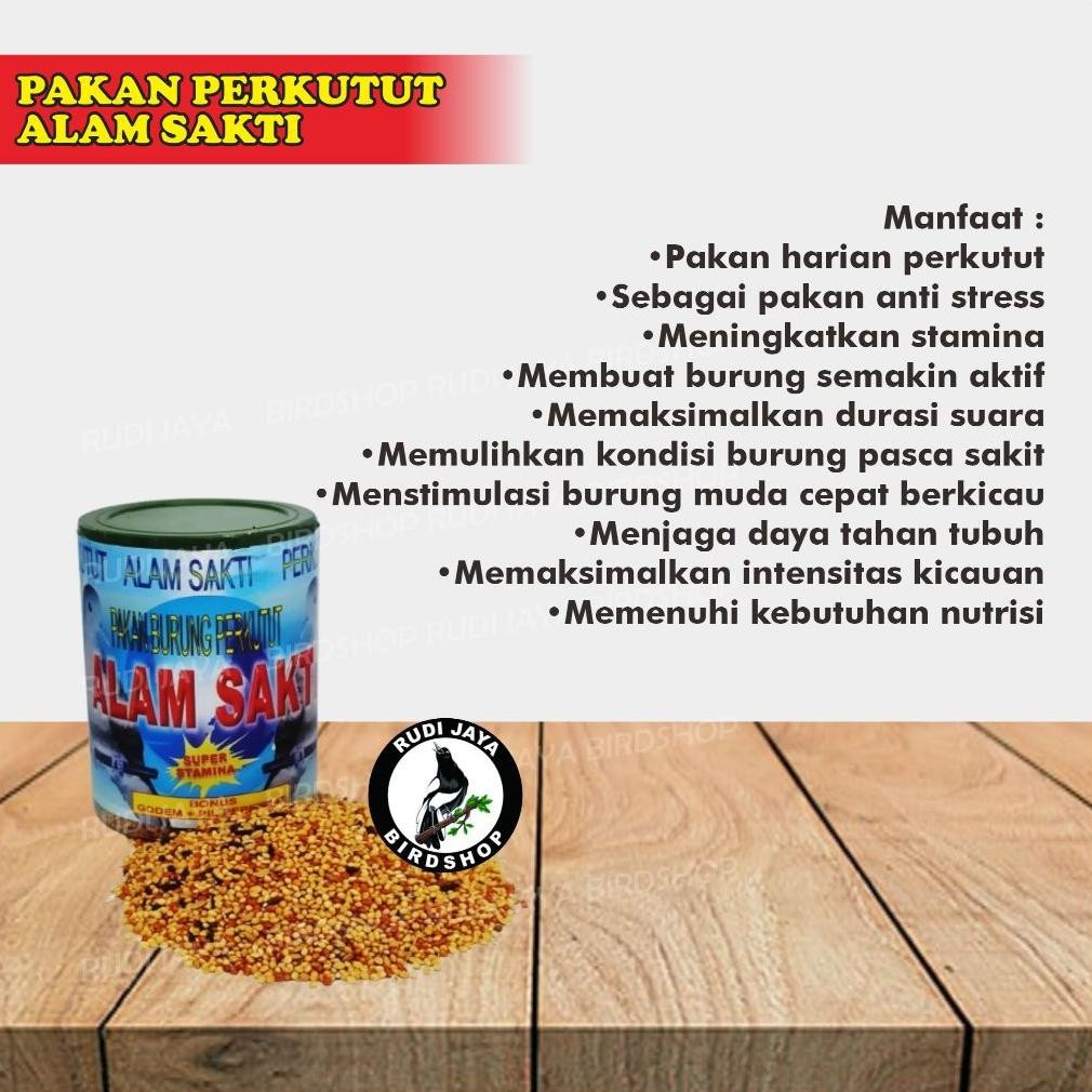 Pjj-1621 Hrn-813 Perkutut Alam Sakti 1 Toples Pakan Makanan Burung Perkutut Kutut Campuran Lengkap M