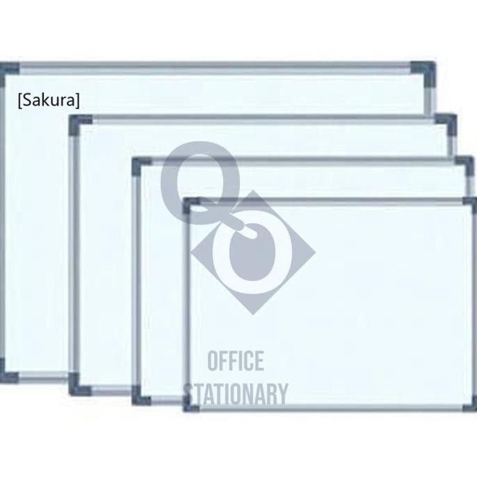 

TERLARIS - Papan Tulis Whiteboard Sakura 90 x 120 - White Board Magnet Gantung