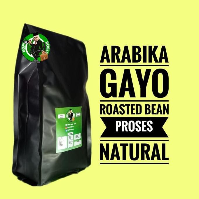 

Kopi Arabika Aceh Gayo 1 Kg Premium Bean Natural Grade1 Biji/Bubuk