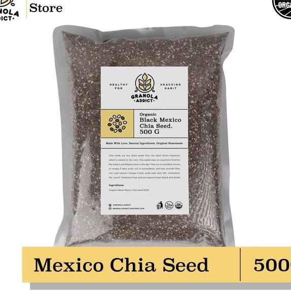 

Granola Addict Bla Chia Eed Meico Organic Organi G