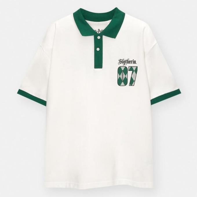 Murah Kaos Polo Pull And Bear Slytherin Original