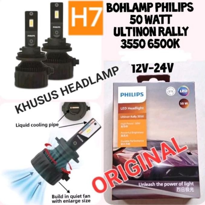 BOHLAMP LED PHILIPS ULTINON RALLY 3550 H7 ( ORIGINAL)