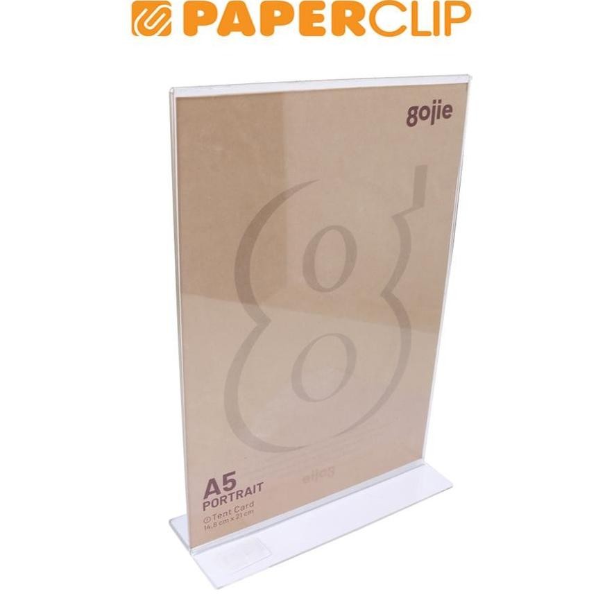 

ACRYLIC HOLDER / AKRILIK BROSUR GOJIE T A5 POTRAIT