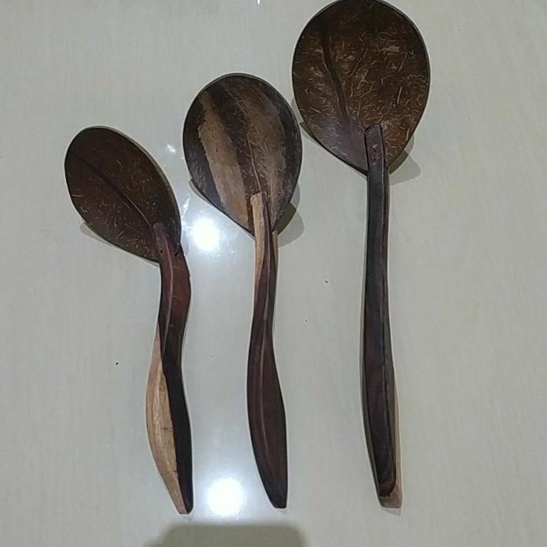 Bisa Diandalkan Irus Batok Tempurung Kelapa,Sendok Sayur Batok,Sendok Kuah Batok,Souvenir Batok Kela