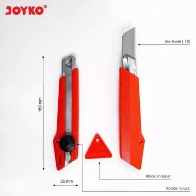 

Ht-12 Murah Meriah Pisau Cutter Joyko L-500 & Gratis 1 Tube Isi 5 Pisau L-150 Dan Pemotong Pisau Original