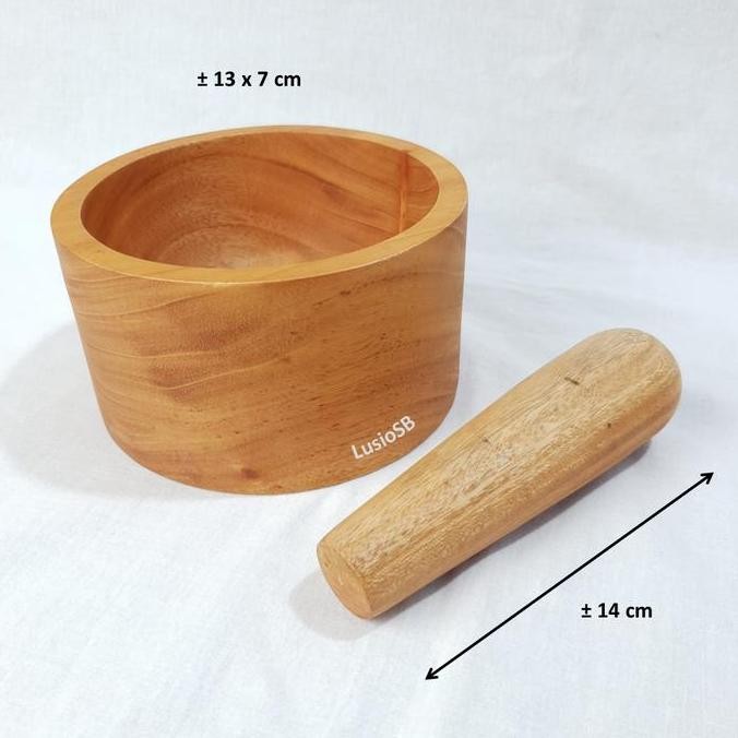 

Cobek Ulekan Kayu Premium LusioSB Cobekan Tumbukan TS