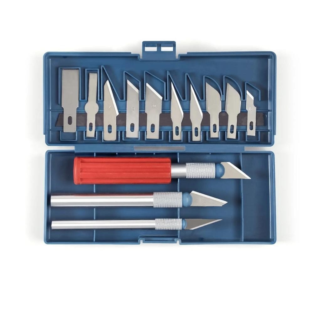 

We-12 Df-7 Ez-0110 13 Pcs Alat Ukir Pahat Kayu Pisau Ic Acrylic Set Premium