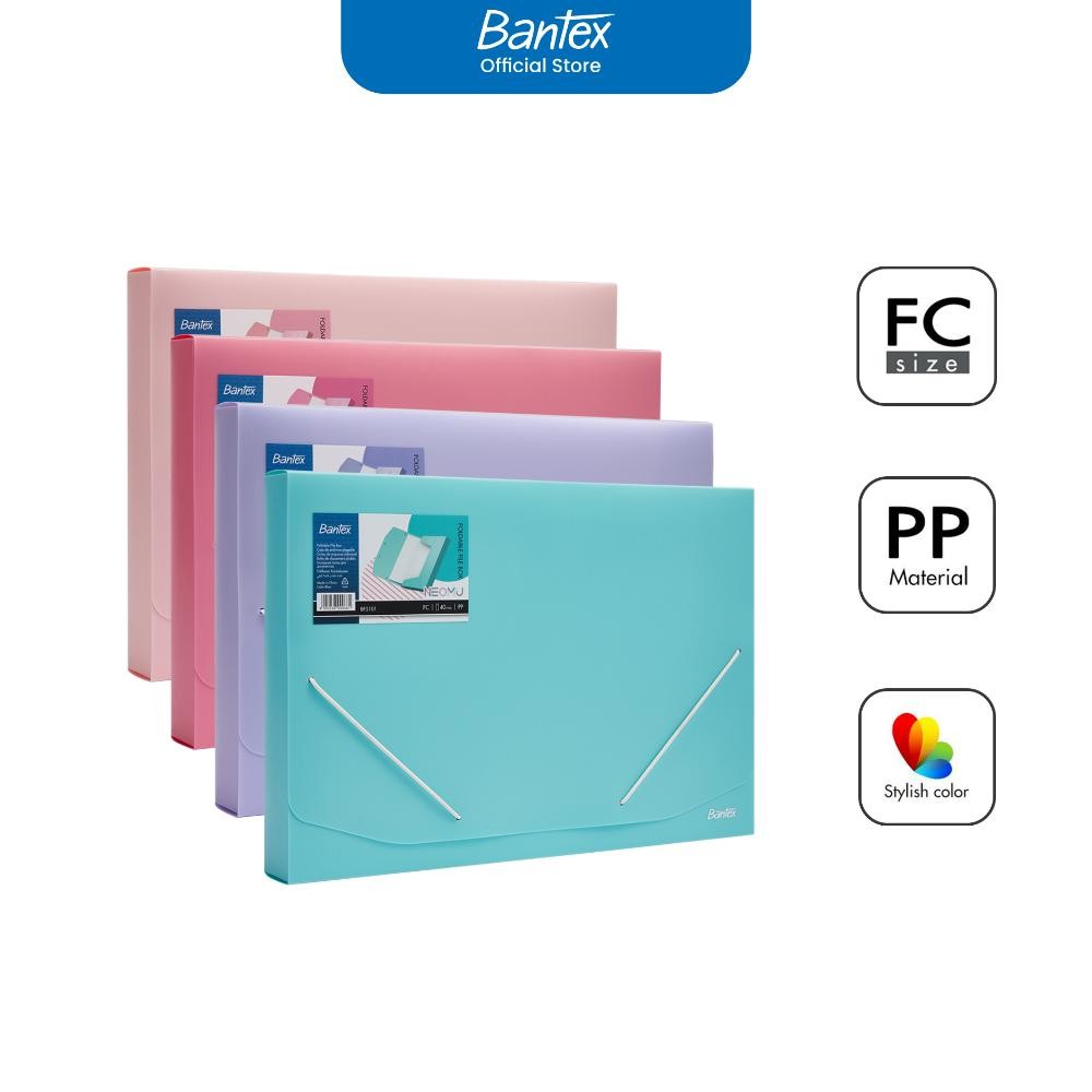 

Bantex Carry File Box Folio PP / Penyimpan Kertas Dokumen Hingga 300 Lembar Warna Pastel BF5101