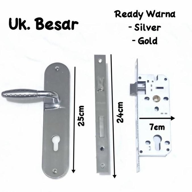 Kunci Pintu Besar Bulat Bintik - Kunci Pintu Rumah - Gagang Pintu