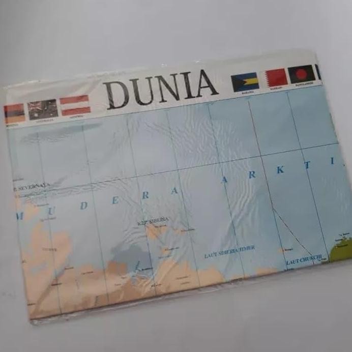 

ready stock Peta Dunia Lipat