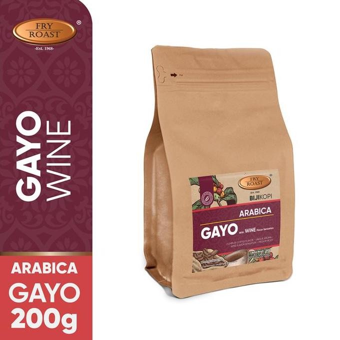 

KOPI ARABICA GAYO WINE PROCESS 200 GR BIJI/BUBUK TERMURAH