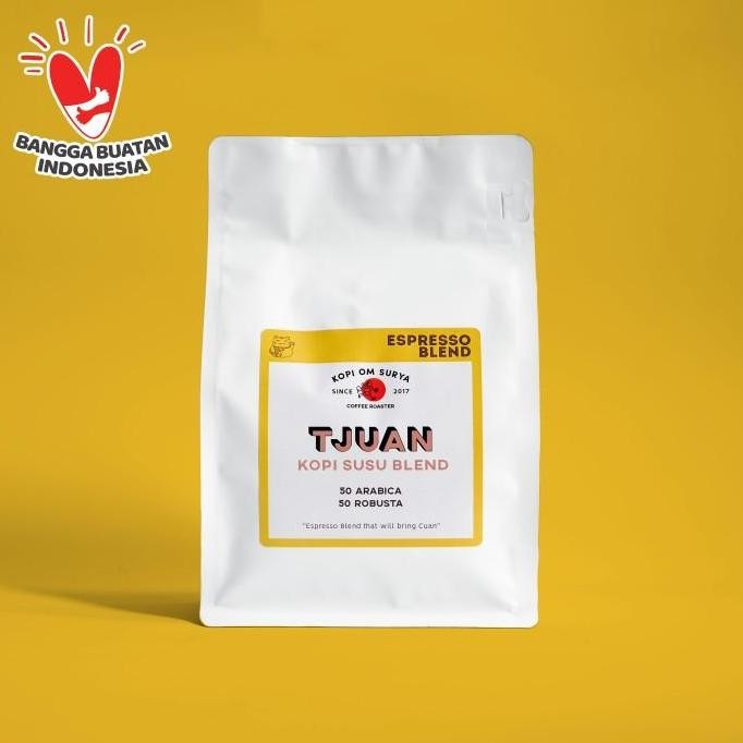 

KOPI TJUAN - BLEND KOPI ARABIKA DAN ROBUSTA - 250GR - BIJI KOPI SUSU TERMURAH