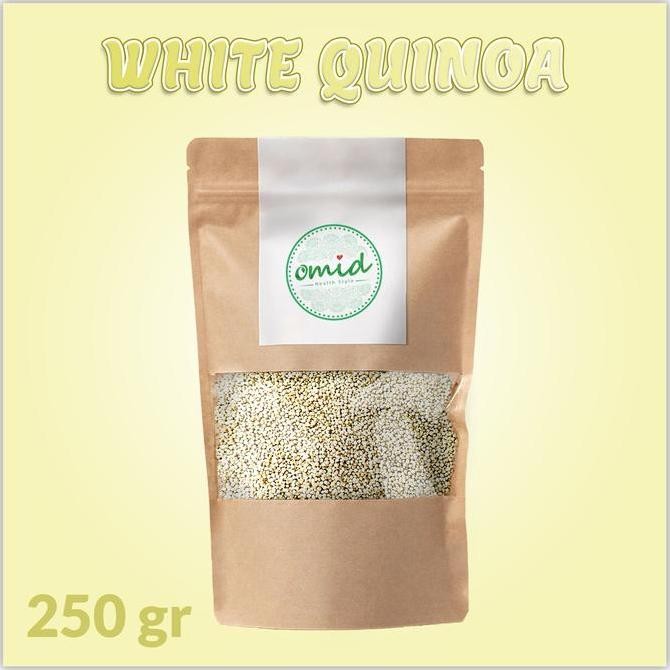 

ORGANIC WHITE QUINOA SEEDS (BIJI QUINOA PUTIH ORGANIK) 250GR TERMURAH