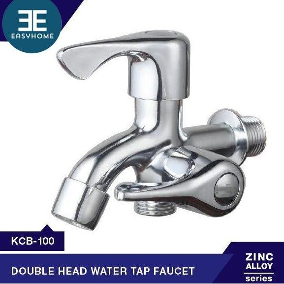 Tersedia KRAN AIR CABANG 2 KRAN SHOWER DOUBLE KRAN 1/2"