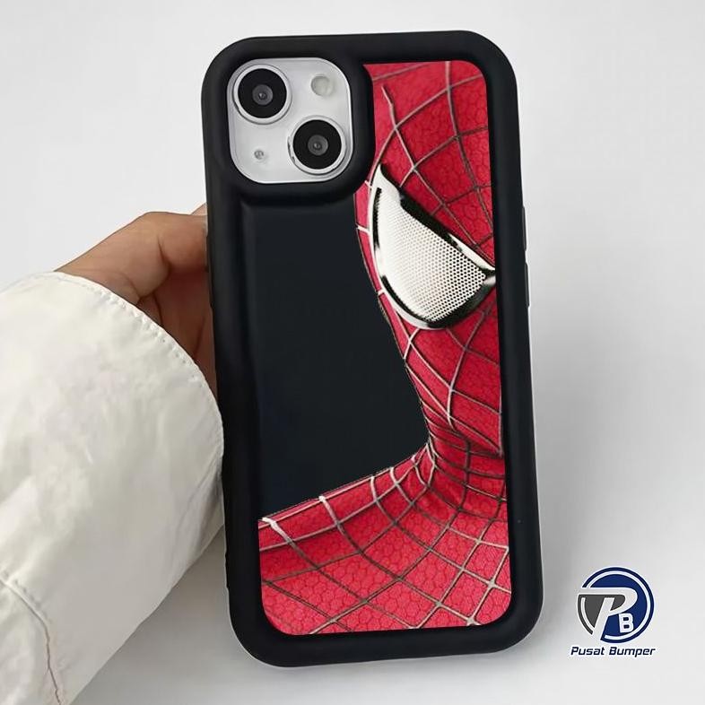 dfg-88 Ga24 Ss856 Softcase Silikon Casing Shockproof Spiderman For Oppo A1K A3S A5S A7 A12 A11K F9 A