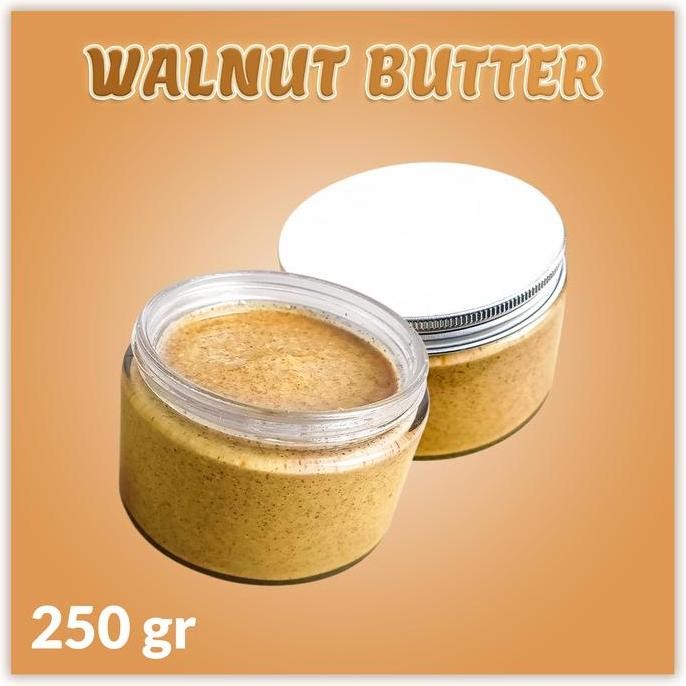 

Produk Baru!! Walnut Butter (Selai / Mentega Kacang Walnut Gurih) 250gr