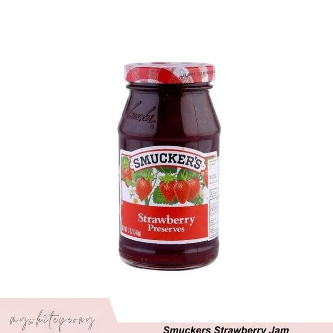 

Produk Baru!! Selai strawberry / Strawberry jam SMUCKER'S 340 gram 12 oz