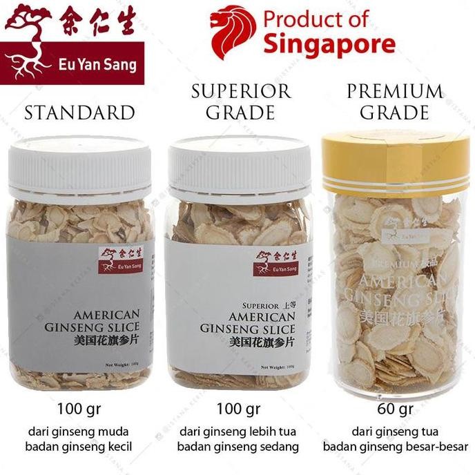 

Eu Yan Sang - American Ginseng, Yongsem, Yong Sem Amerika