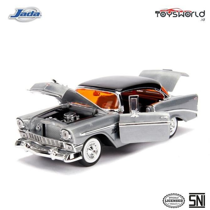 Murah Jada 20th Chevy Bel Air 1956 Scale 1/24 - Mainan Anak Non COD