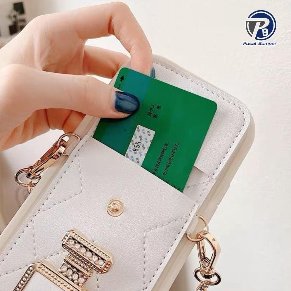 rt-69 Dg-78 Gc06 Softcase Tas Tali Rantai For Vivo Y36 5G Y51 2021 V5 V11 V15 V17 Pro V17 V19 V21 V2