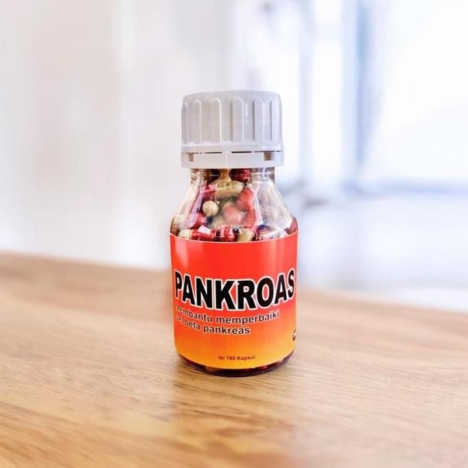 NEW Obat herbal pankreas terbaik "Pankroas" isi 180