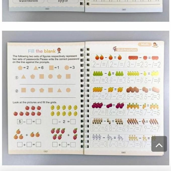 

ready stock Buku ajaib Belajar menulis dan Menggambar anak TH2810