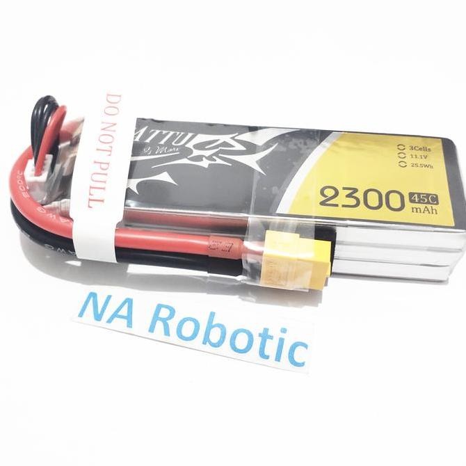 Baterai Lipo Tattu 2300mah 3S 45C XT60 11.1v