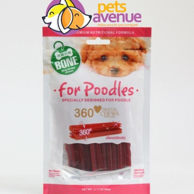 Terlaris snack anjing poodle 360 dental chews - poodles treats dental chews SALE