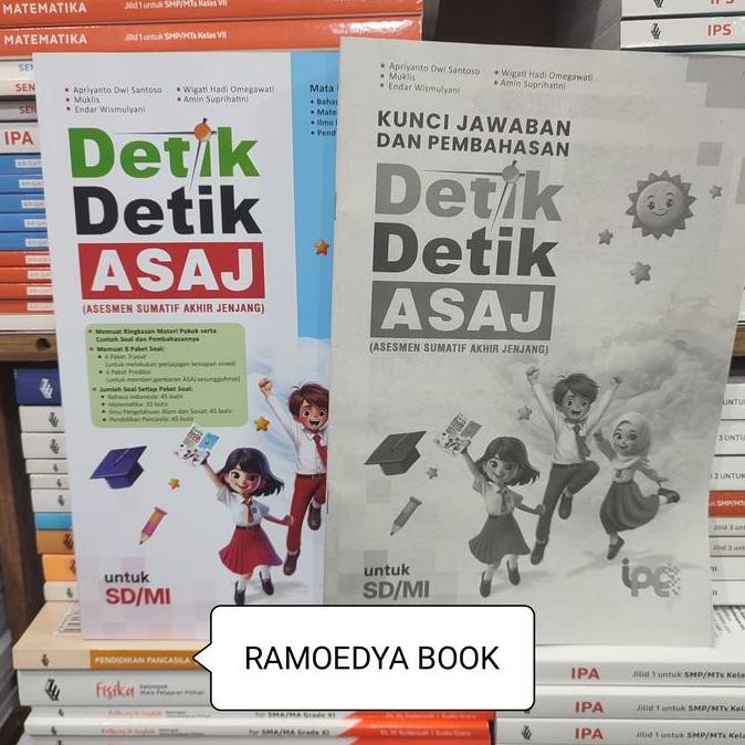 ready stock Promo Buku Detik-detik ASAJ SD/MI kelas 6 Tahun 2025 Intan Pariwara