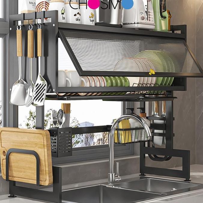 TERMURAH - Rak Piring Wastafel Dengan Kabinet Rak Wastafel Cuci Piring Rak Dapur